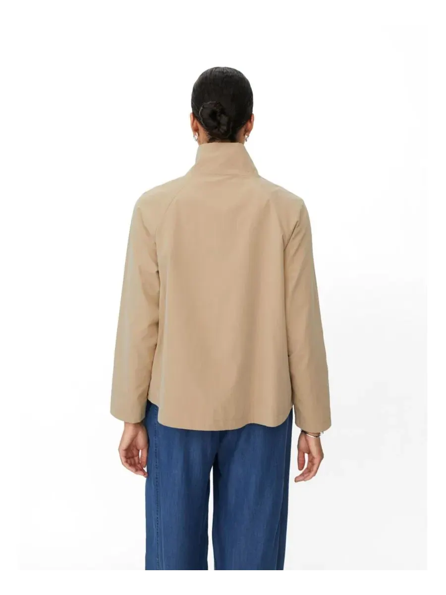 Женский жакет с воротником-стойкой, свободного кроя, модель Funnel Neck Jacket Masai Copenhagen — изображение 3 из 5, ладан