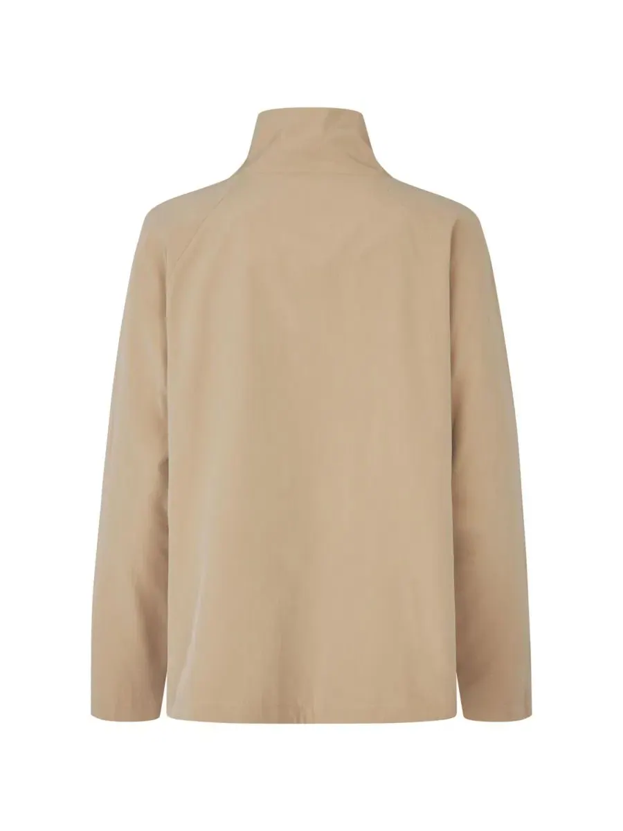 Женский жакет с воротником-стойкой, свободного кроя, модель Funnel Neck Jacket Masai Copenhagen — изображение 5 из 5, ладан
