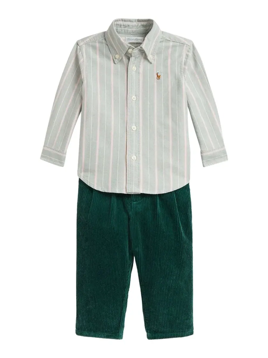 Комплект из оксфордской рубашки и вельветовых брюк Polo Ralph Lauren