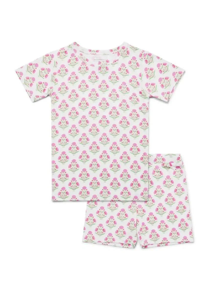 Комплект пижамы Posy Pink Floral Clusters Motette
