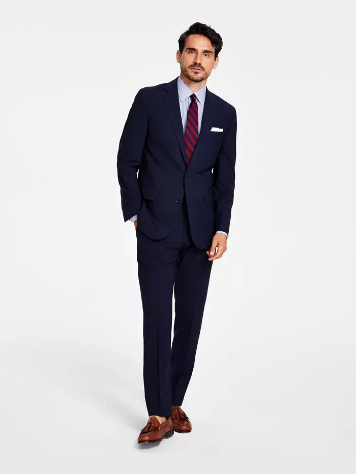 Мужской классический костюм из стрейч-шерстяной смеси (раздельный) Brooks Brothers