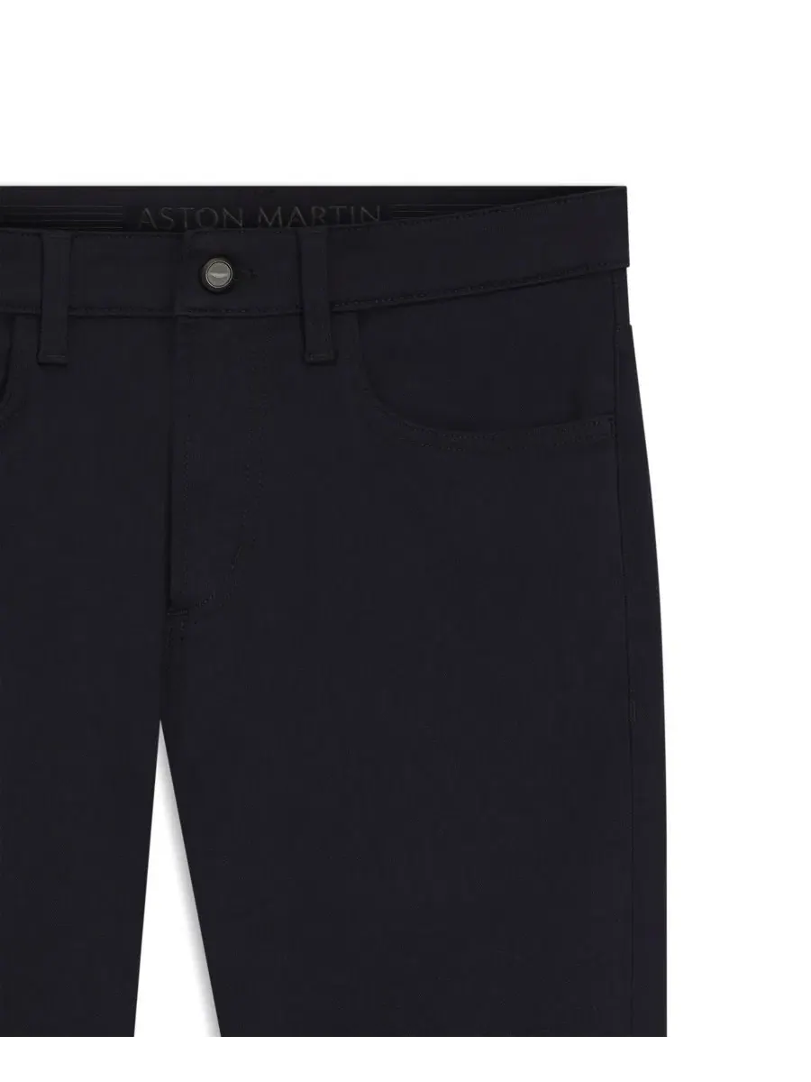Джинсы slim fit с эластичным денимом BOSS x ASTON MARTIN Hugo Boss — изображение 6 из 6, черный