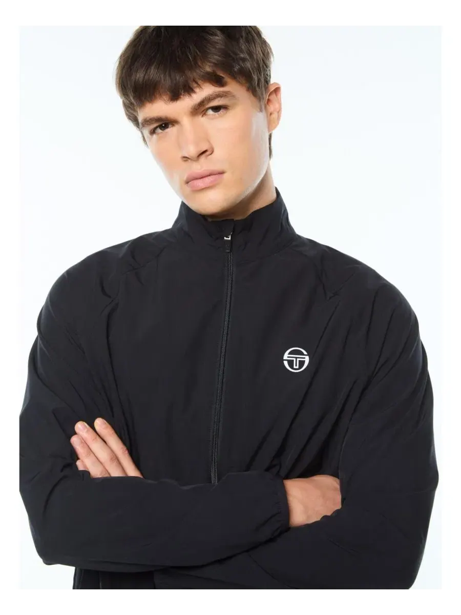 Куртка спортивная мужская с длинным рукавом Affondo Performance Track Jacket Sergio Tacchini — изображение 4 из 5, черный
