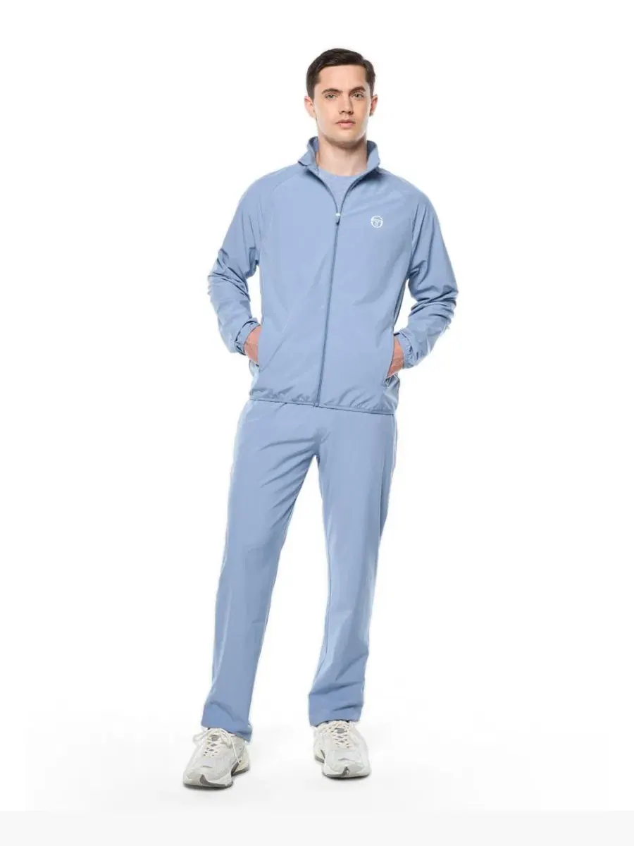Куртка-тренч мужская с молнией, модель Affondo Performance Track Jacket Sergio Tacchini, Troposphere — изображение 2 из 5