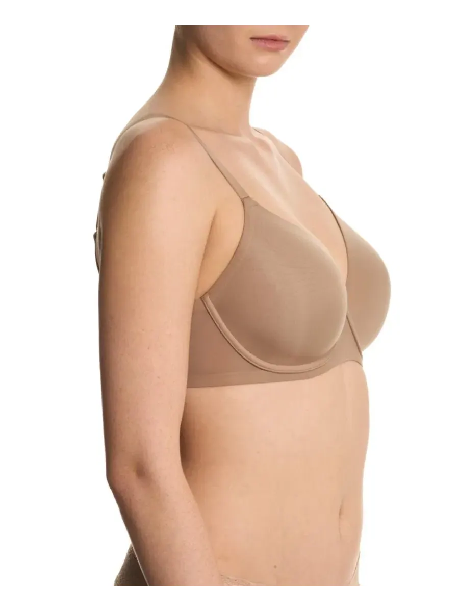 Бюстгальтер-футболка с полным покрытием, мягкая, модели Cloud Comfort Back Smoothing Natori — изображение 2 из 5, дюна