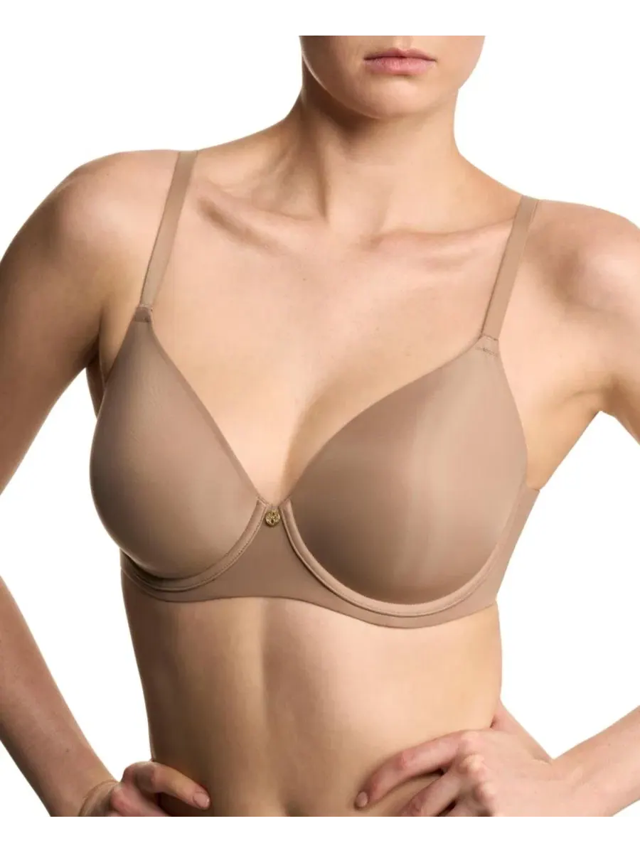 Бюстгальтер-футболка с полным покрытием, мягкая, модели Cloud Comfort Back Smoothing Natori — изображение 4 из 5, дюна