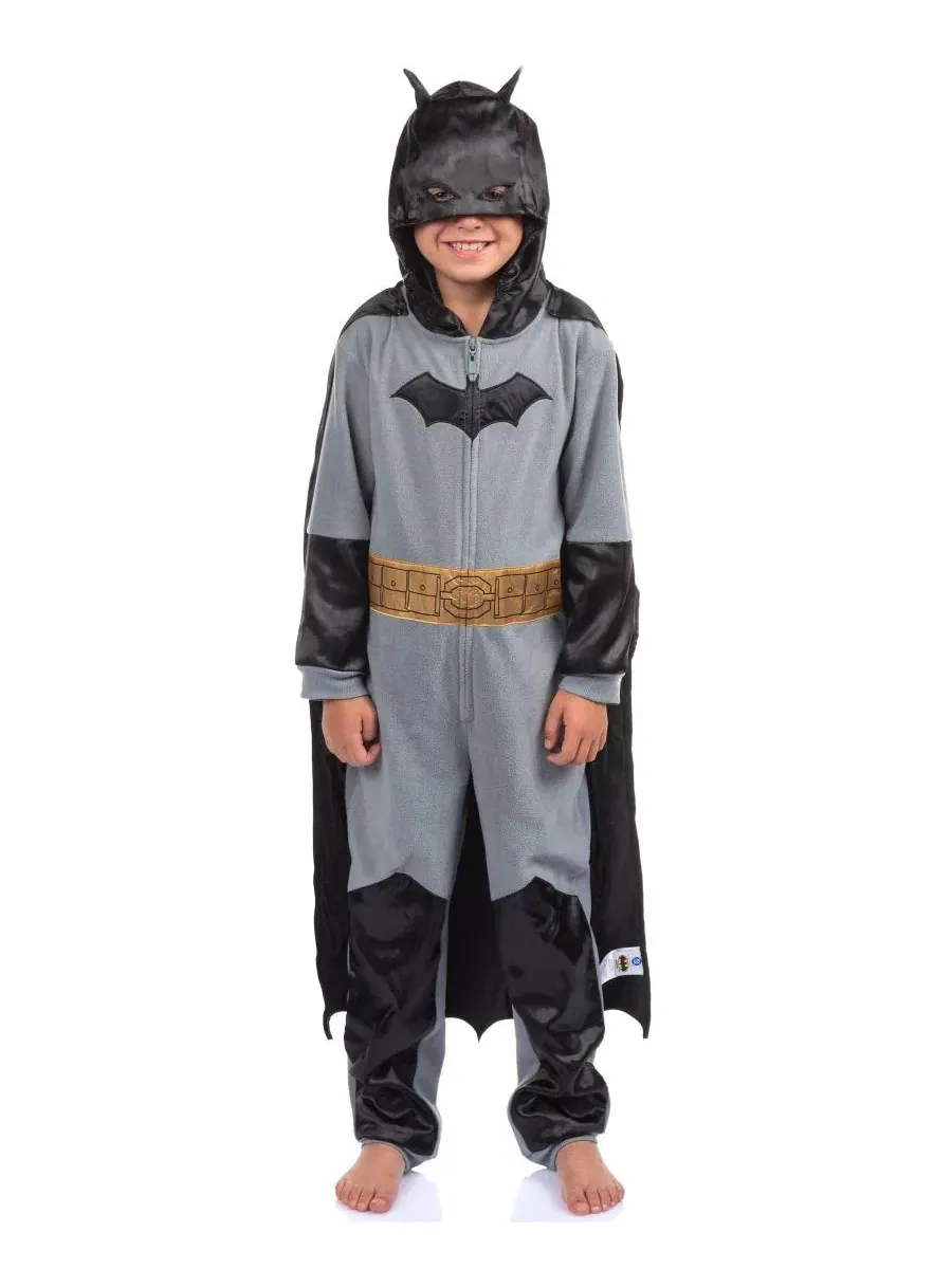Детский пижамный комбинезон с капюшоном и маской Batman