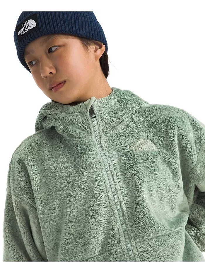 Большие девочки худи Osito с полной молнией The North Face — изображение 3 из 5, зеленый