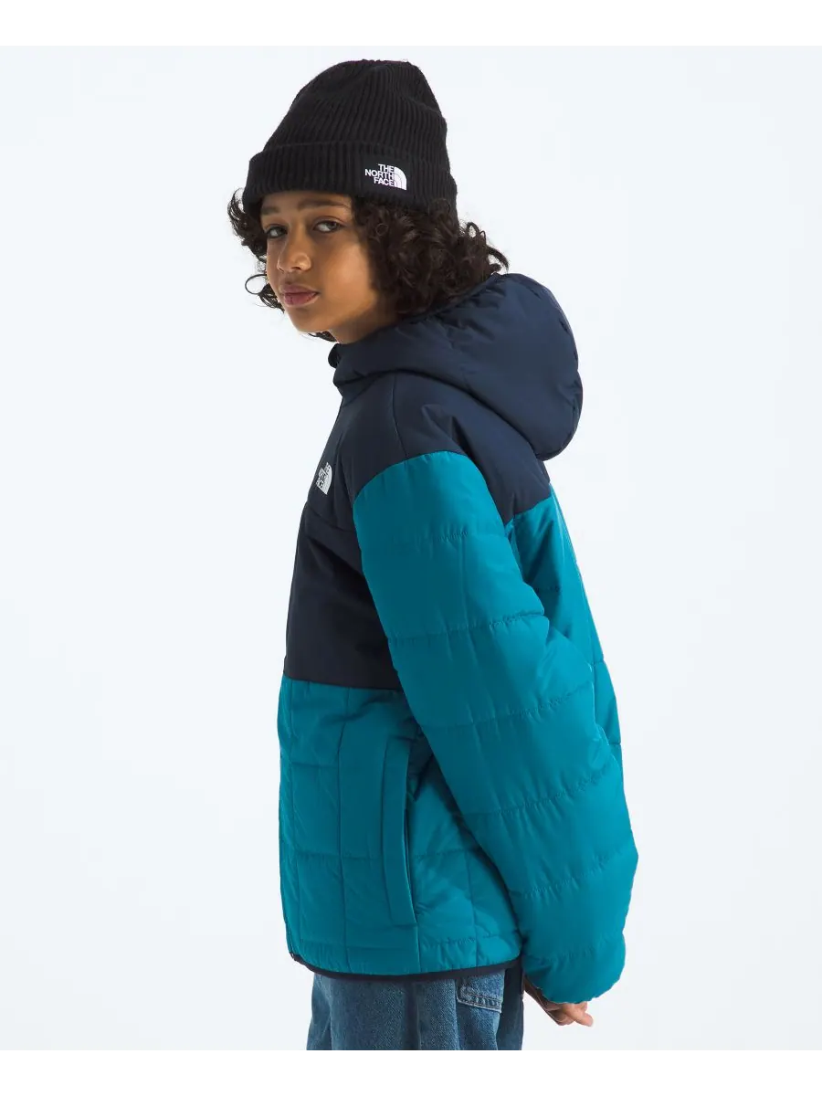 Детская двусторонняя куртка Shasta на молнии с капюшоном, размер 6-20 The North Face — изображение 5 из 8, синий/темно-синий