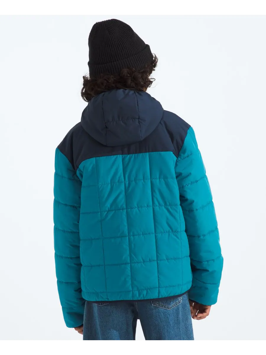 Детская двусторонняя куртка Shasta на молнии с капюшоном, размер 6-20 The North Face — изображение 6 из 8, синий/темно-синий