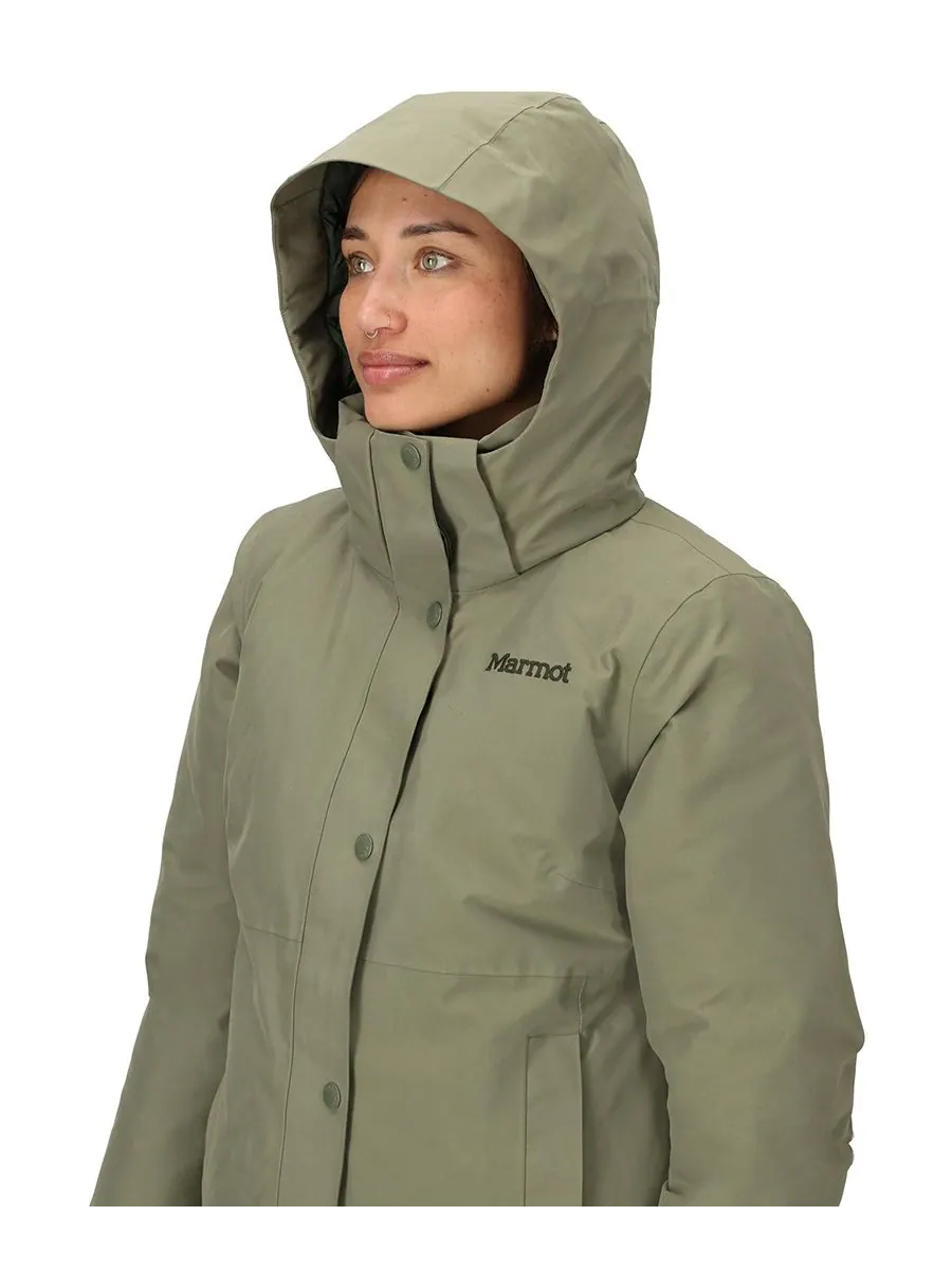 Женское пальто Челси Marmot — изображение 4 из 8, оливковый