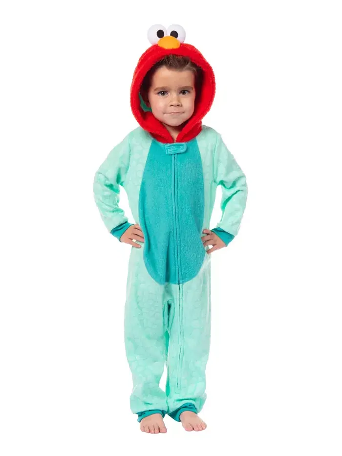 Детский комбинезон для мальчиков Toddler Boys Child's Union Suit без ножек, пижама для сна Sesame — изображение 2 из 3