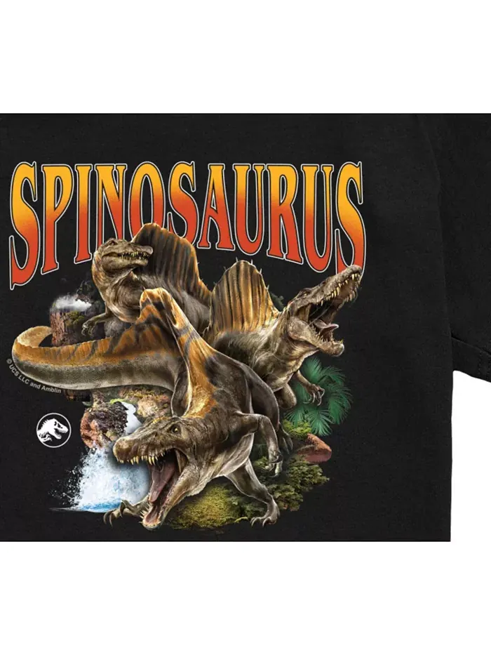 Футболка Big Boys Live Action Spinosaurus Jurassic Park — изображение 3 из 3, черный