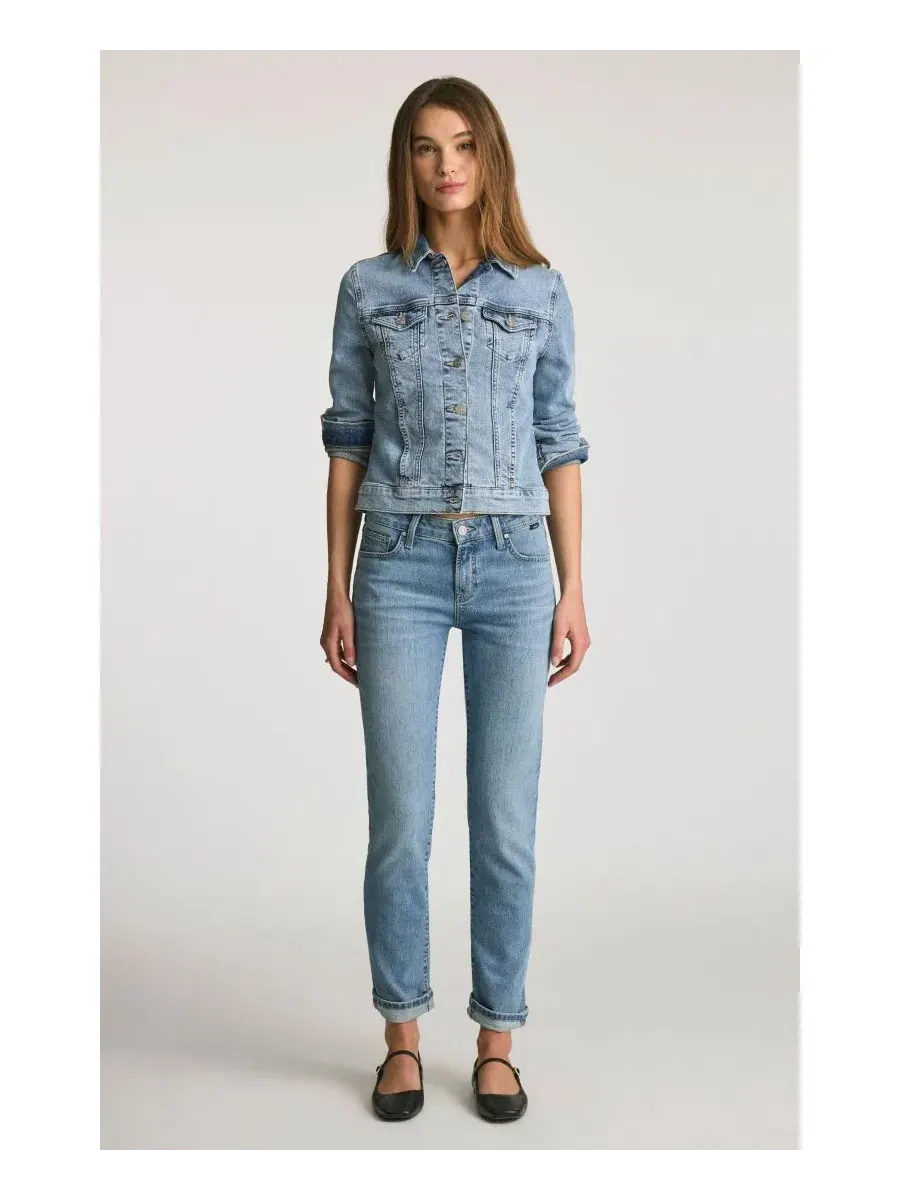 Джинсы женские скинни Mavi Jeans Emma — изображение 4 из 6, синий