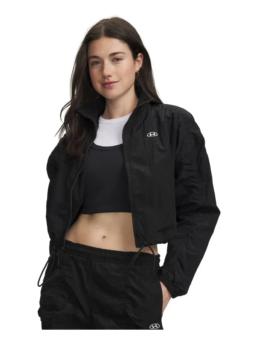 Женская куртка Rival Woven Under Armour — изображение 1 из 3, черный