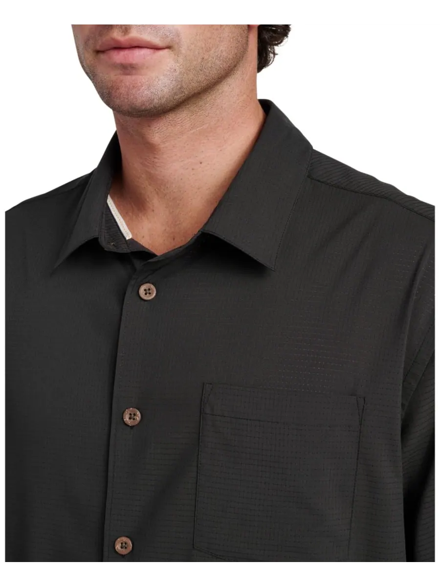 Мужская рубашка Quiksilver Comfort-Fit Quiksilver Waterman — изображение 2 из 3, фантомный