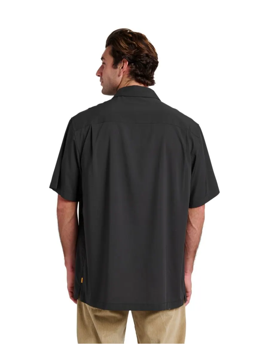 Мужская рубашка Quiksilver Comfort-Fit Quiksilver Waterman — изображение 3 из 3, фантомный
