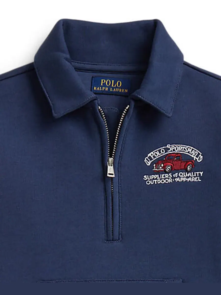 Комплект из свитшота и брюк с графикой Polo Sportsman Polo Ralph Lauren — изображение 3 из 3, темно-синий