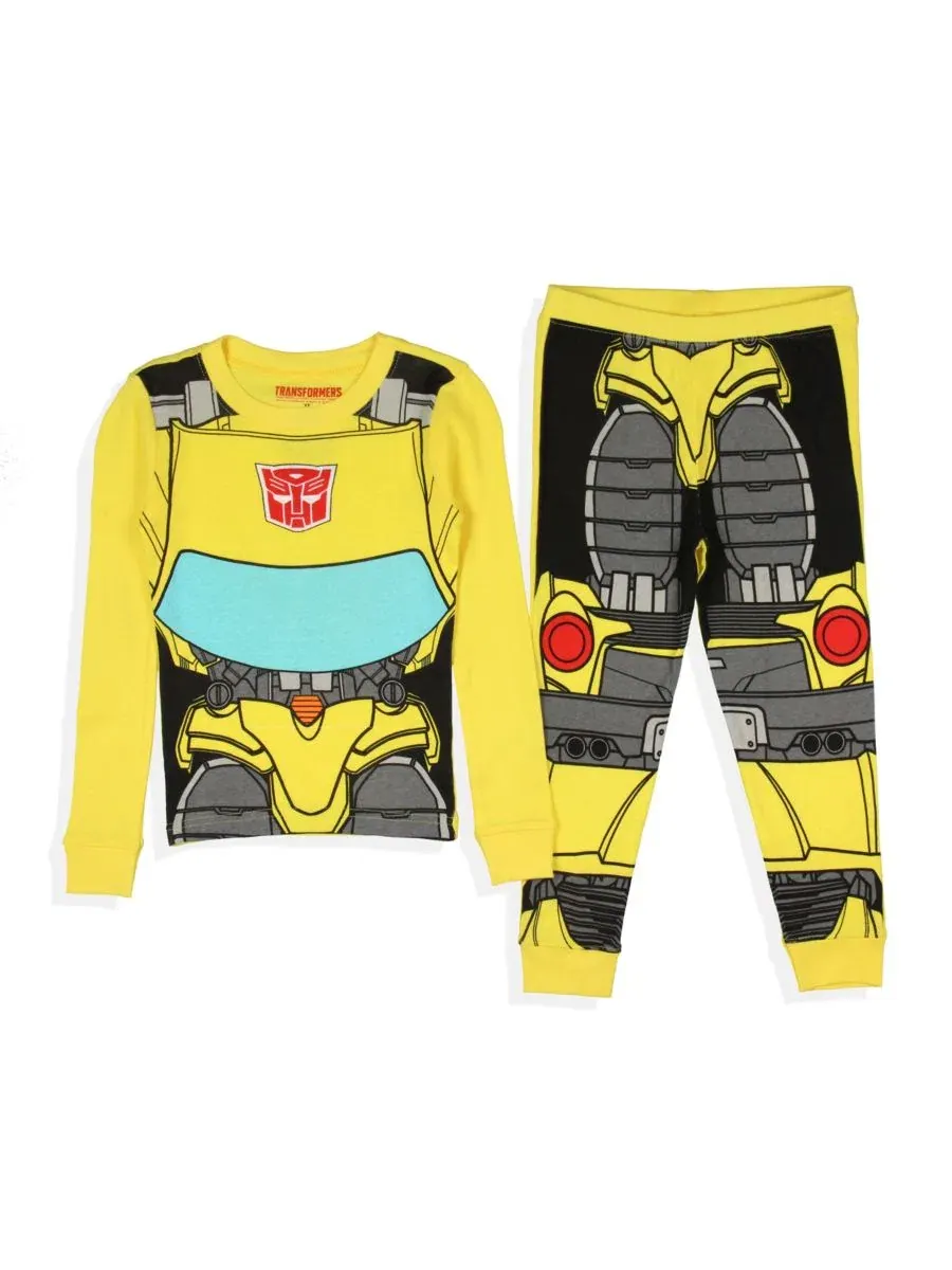 Комплект пижамы с длинным рукавом и брюками Bumblebee Transformers — желтый