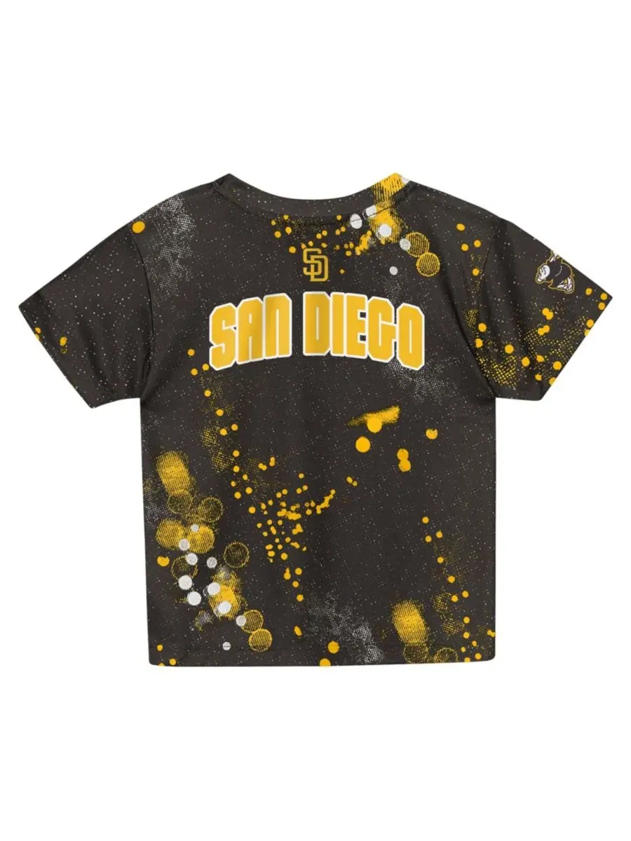 Комплект из футболки и шорт San Diego Padres Pinch Hitter Outerstuff — изображение 4 из 5, коричневый