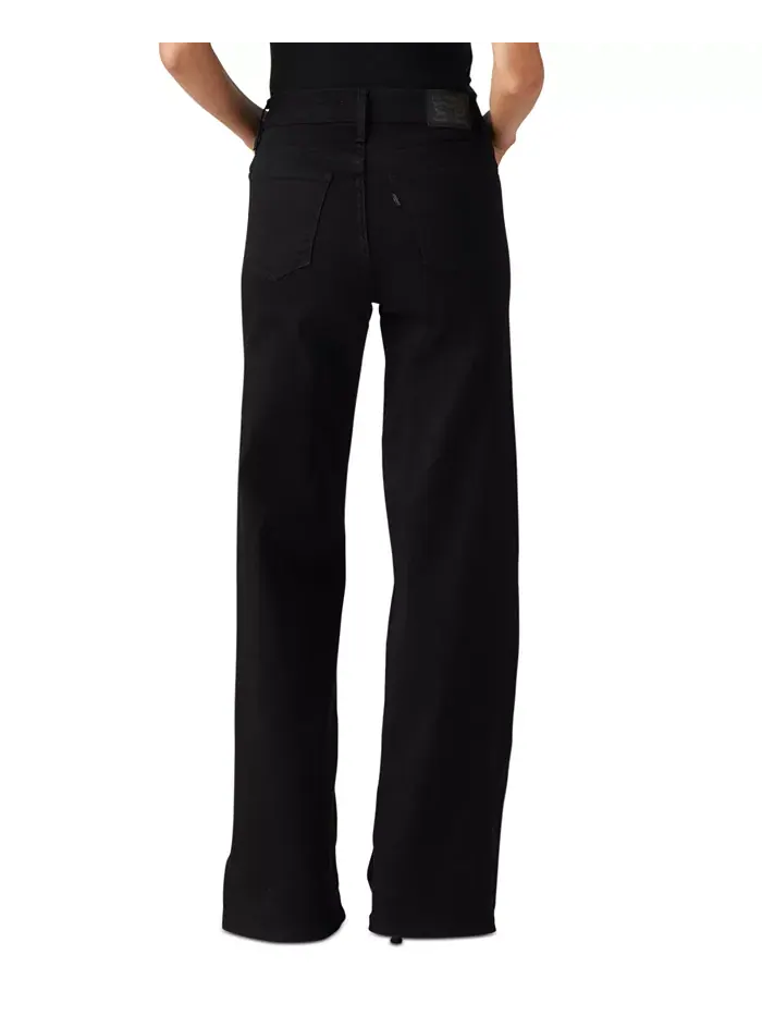 Женские джинсы 318 Shaping Stellar-Stretch с широкими штанинами Levi's — изображение 2 из 6, черный
