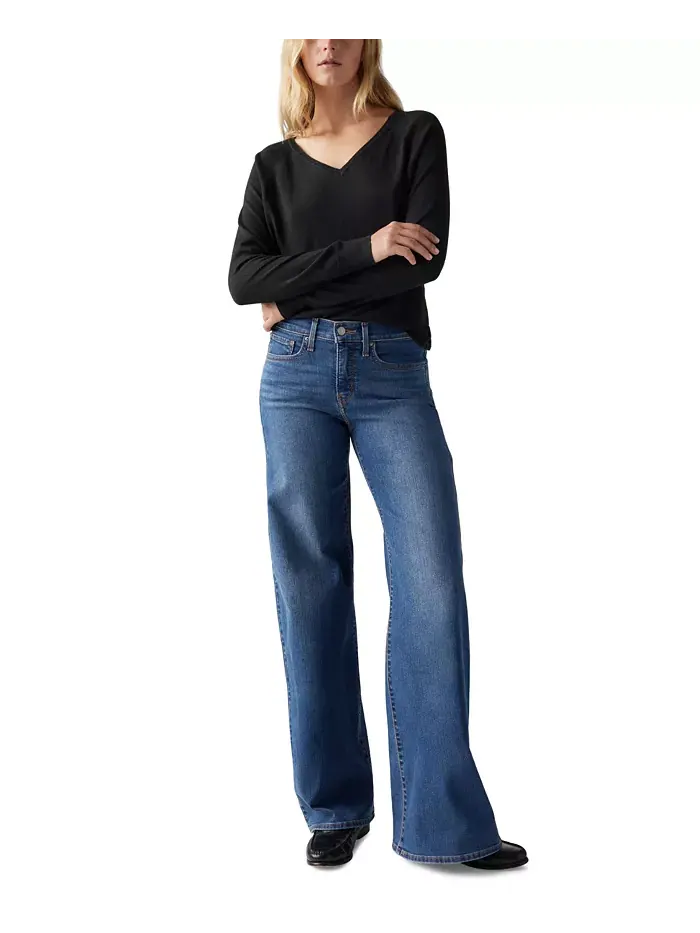 Женские джинсы 318 Shaping Stellar-Stretch с широкими штанинами Levi's