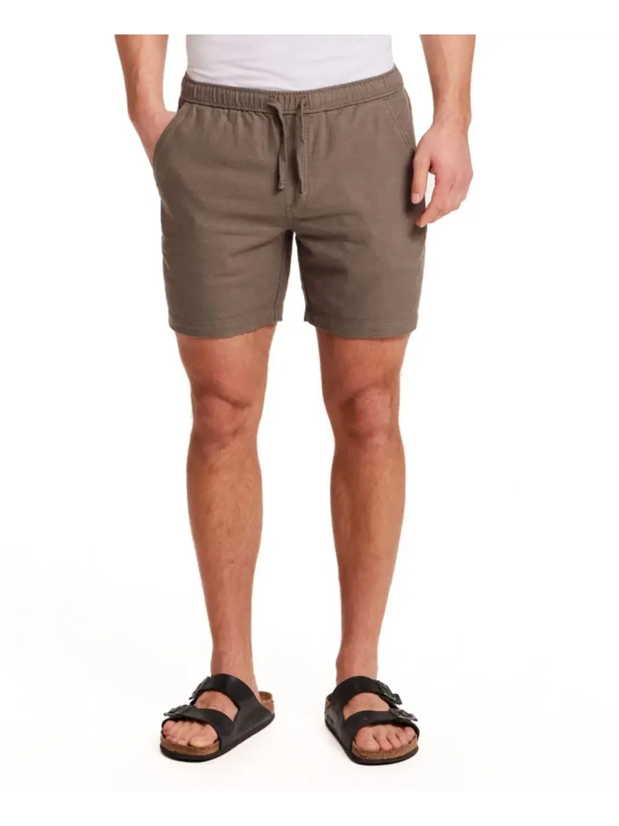 Мужские льняные шорты прямого кроя, длина 7 дюймов Weatherproof Vintage