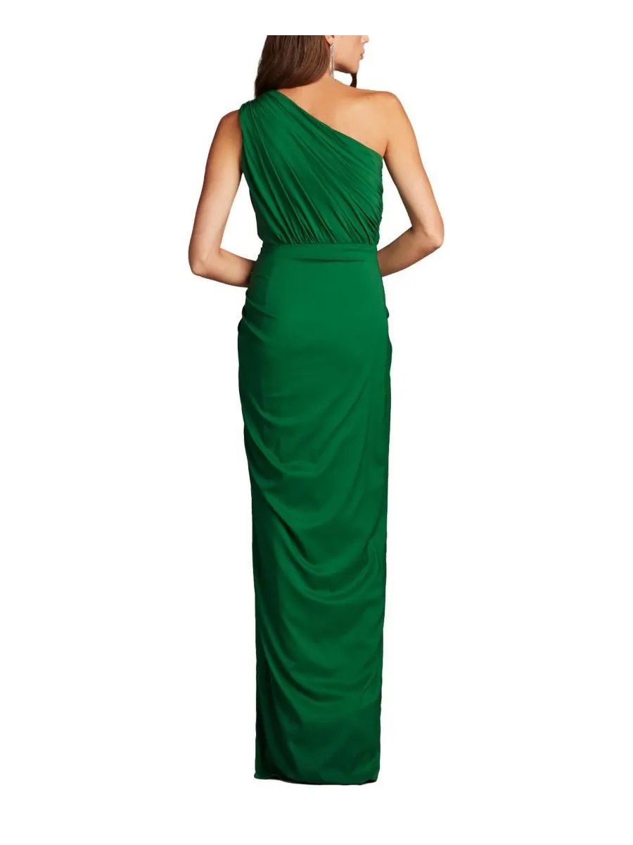 Женское платье Lena Waterfall Drape Tadashi Shoji — изображение 2 из 4, зеленый