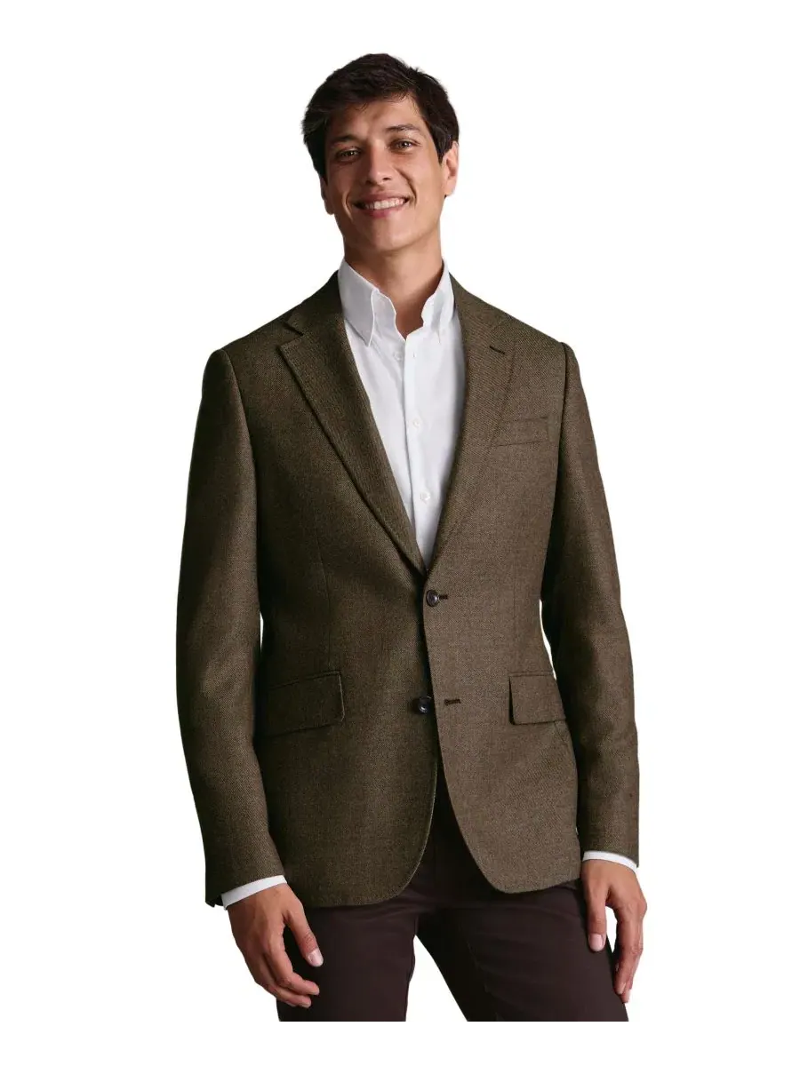 Пиджак мужской slim fit с лацканами Charles Tyrwhitt