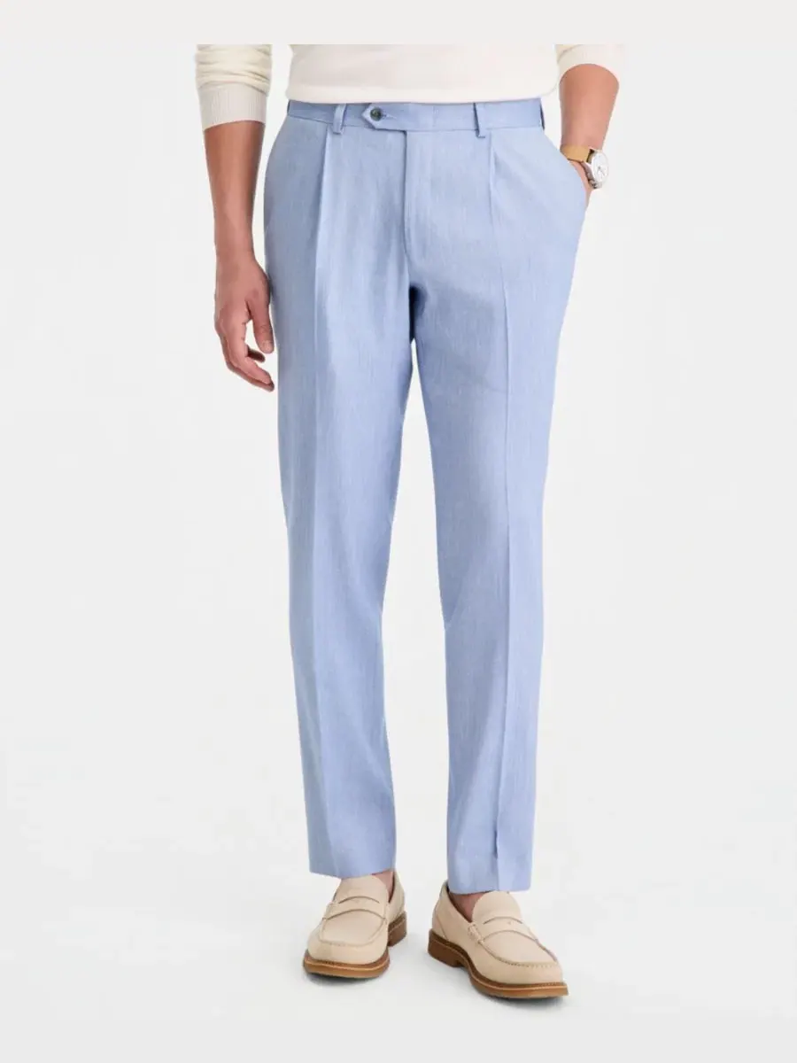 Брюки классические из льняной смеси Michael Kors — 2
