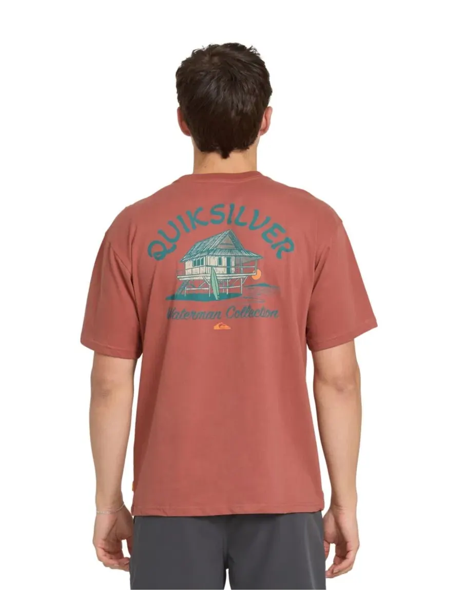 Мужская футболка с коротким рукавом Quiksilver Tiki Hut Quiksilver Waterman