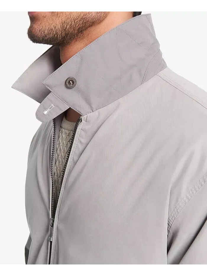Куртка-бомбер из микрофибры Weatherproof — изображение 3 из 5, туманный