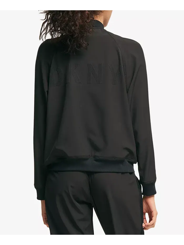 Графическая бомбер-куртка DKNY — изображение 2 из 3, черный