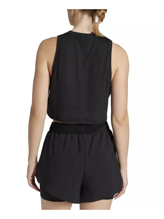 Женская майка Train Essentials Boxy для тренировок adidas — изображение 2 из 5, черный