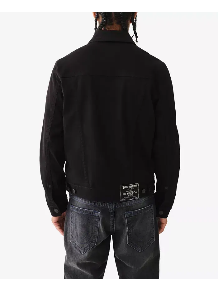 Мужская куртка Trucker Jacket True Religion — изображение 3 из 3, черный
