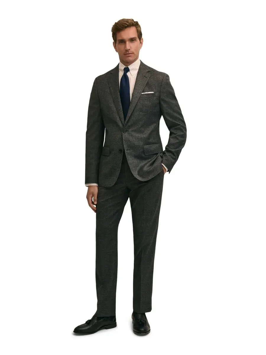 Классический пиджак от костюма Brooks Brothers — изображение 2 из 4, серый