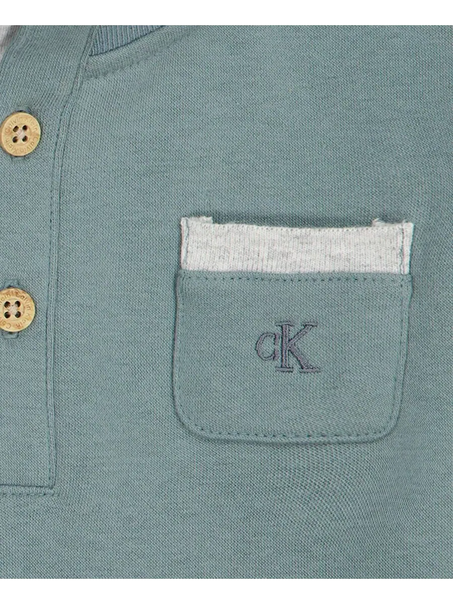 Комплект из лонгслива и брюк с принтом Calvin Klein — изображение 5 из 5, мульти