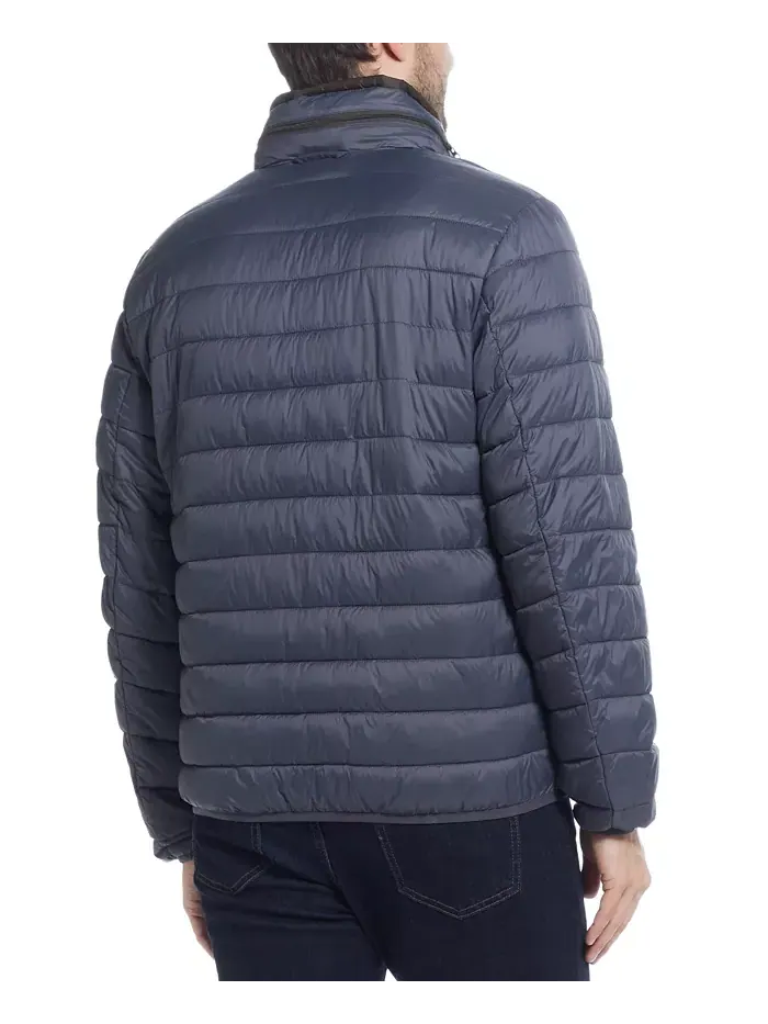Мужская утепленная куртка с капюшоном и молнией спереди Weatherproof — изображение 2 из 6, серый