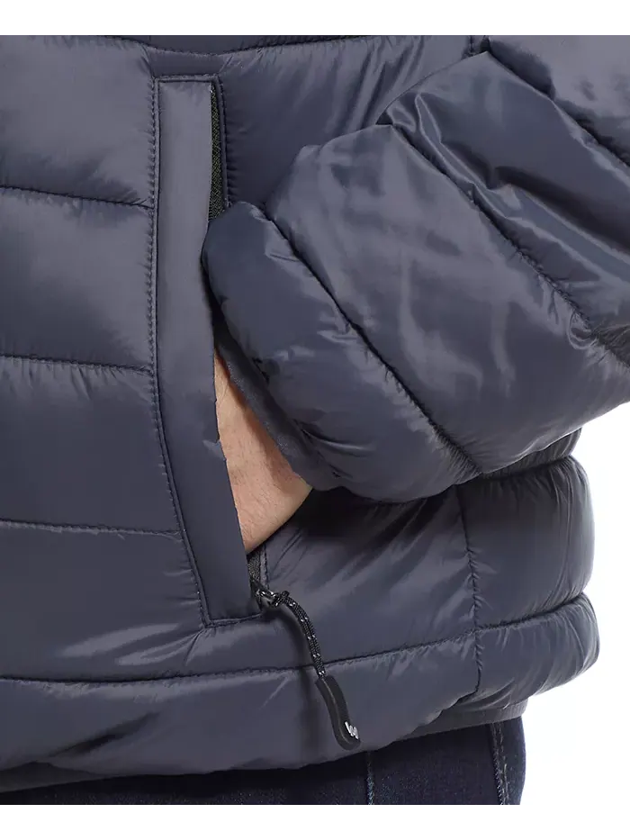 Мужская утепленная куртка с капюшоном и молнией спереди Weatherproof — изображение 3 из 6, серый