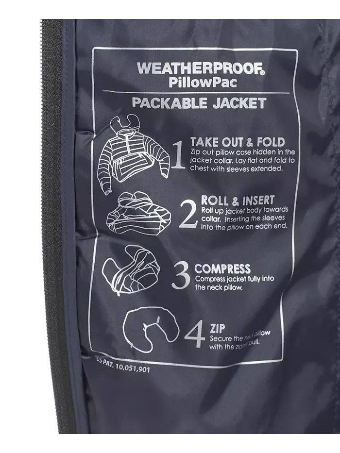 Мужская утепленная куртка с капюшоном и молнией спереди Weatherproof — изображение 6 из 6, серый