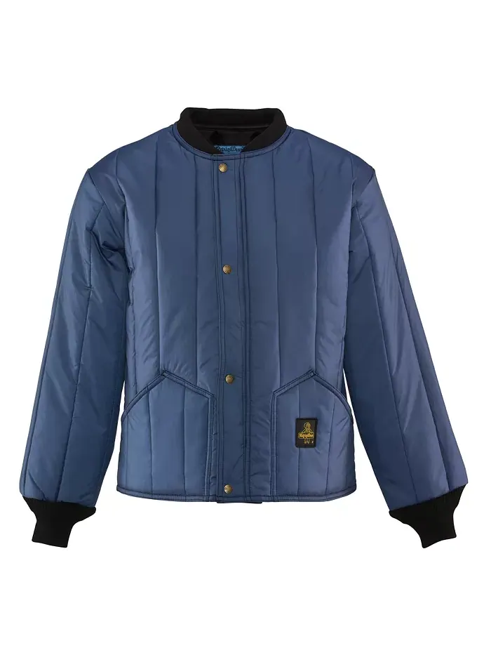 Куртка Big & Tall Cooler Wear - легкая утепленная рабочая одежда для холодильных помещений — изображение 2 из 3, темно-синий