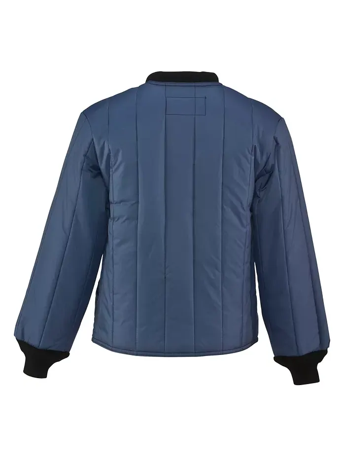 Куртка Big & Tall Cooler Wear - легкая утепленная рабочая одежда для холодильных помещений — изображение 3 из 3, темно-синий