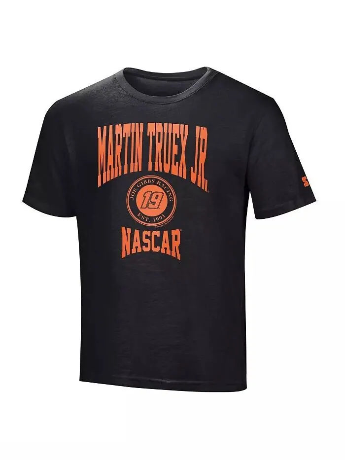 Мужская черная футболка Martin Truex Jr Scout Starter — черный
