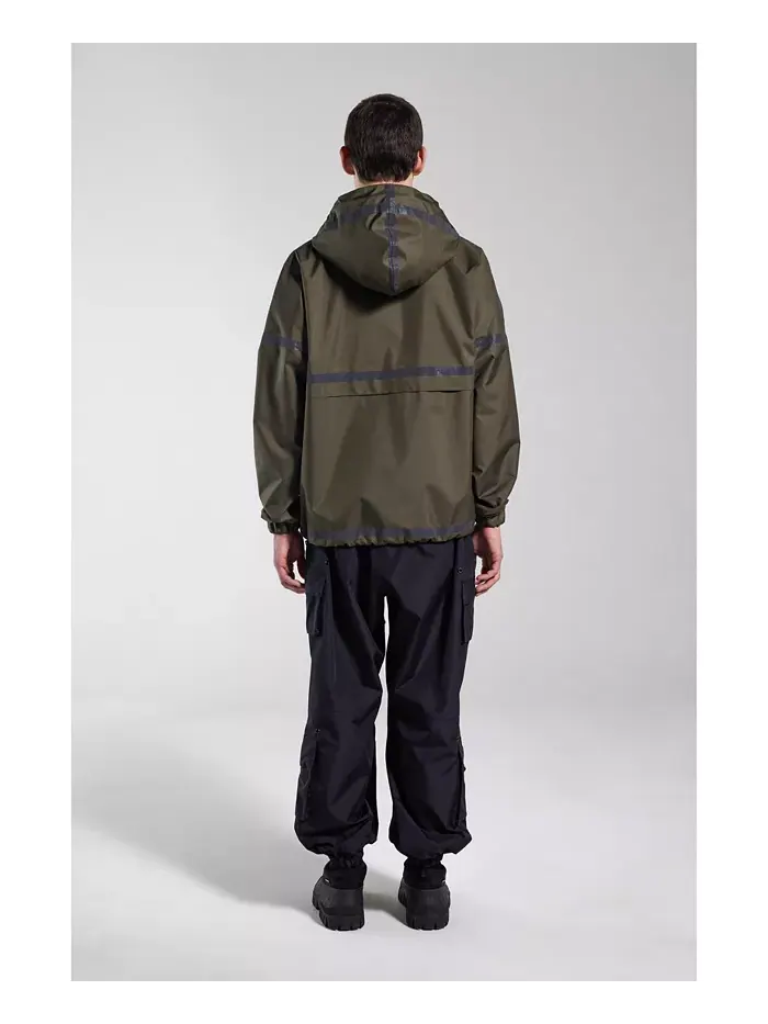 Мужская куртка с капюшоном Forsa на молнии Stutterheim — изображение 4 из 8, зеленый