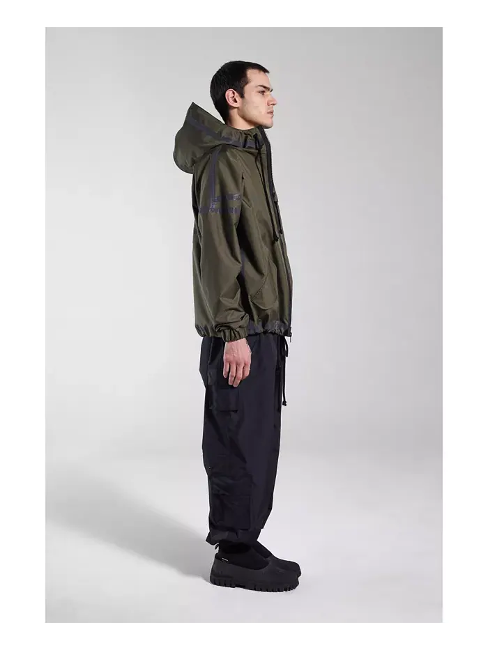 Мужская куртка с капюшоном Forsa на молнии Stutterheim — изображение 5 из 8, зеленый