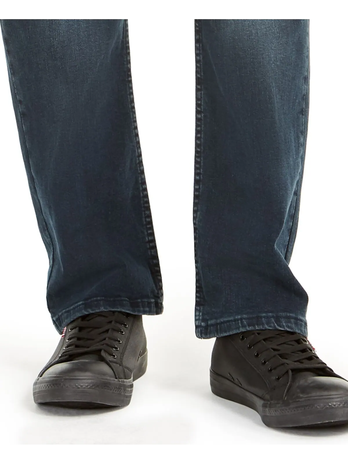 Джинсы Levi’s 514 Flex Straight-Fit, темно-синий с эффектом лёгкой потёртости — изображение 5 из 10