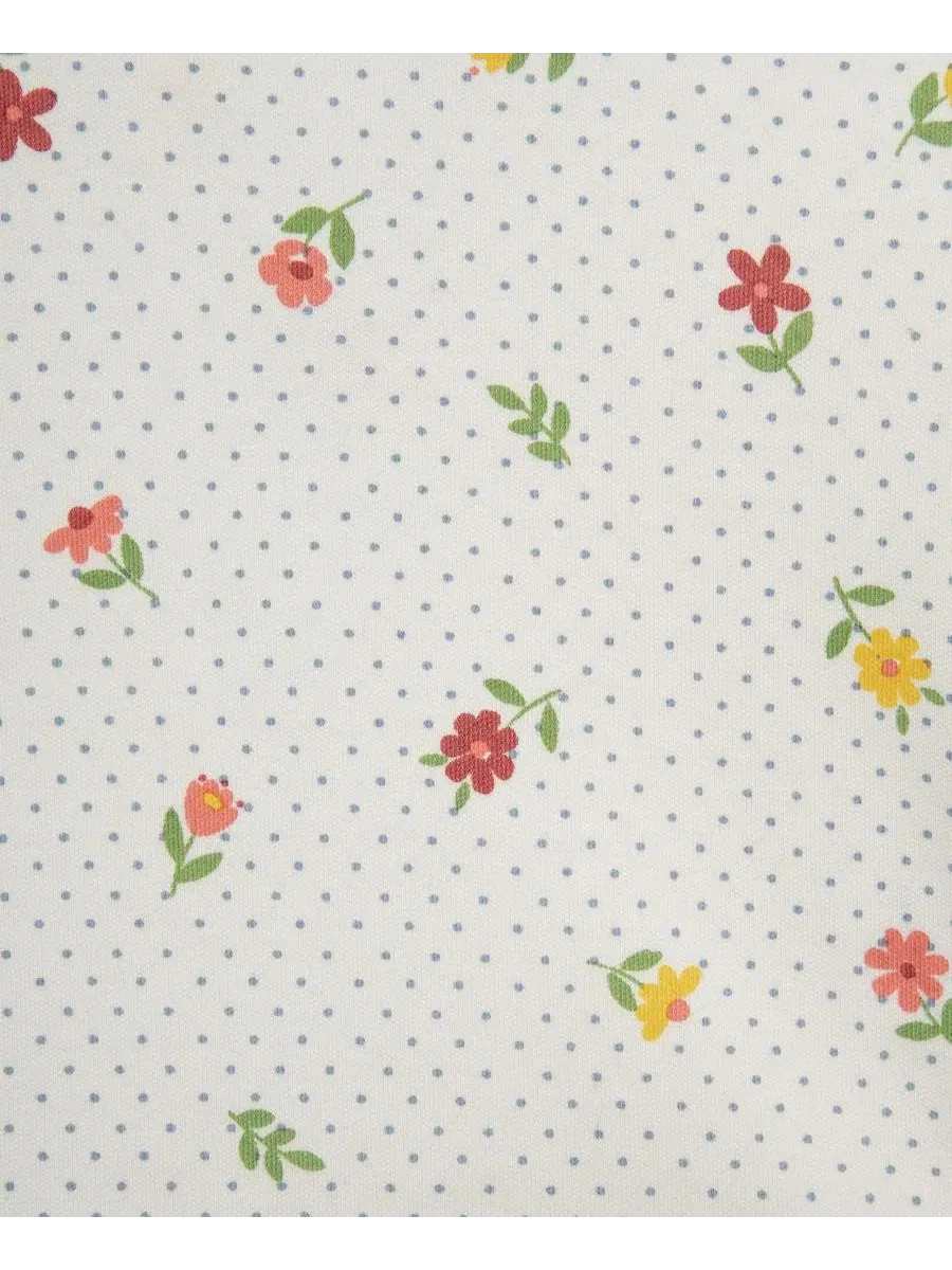 Комплект из боди, куртки и брюк Blossom Blues Little Me — изображение 4 из 6, джинсовый синий