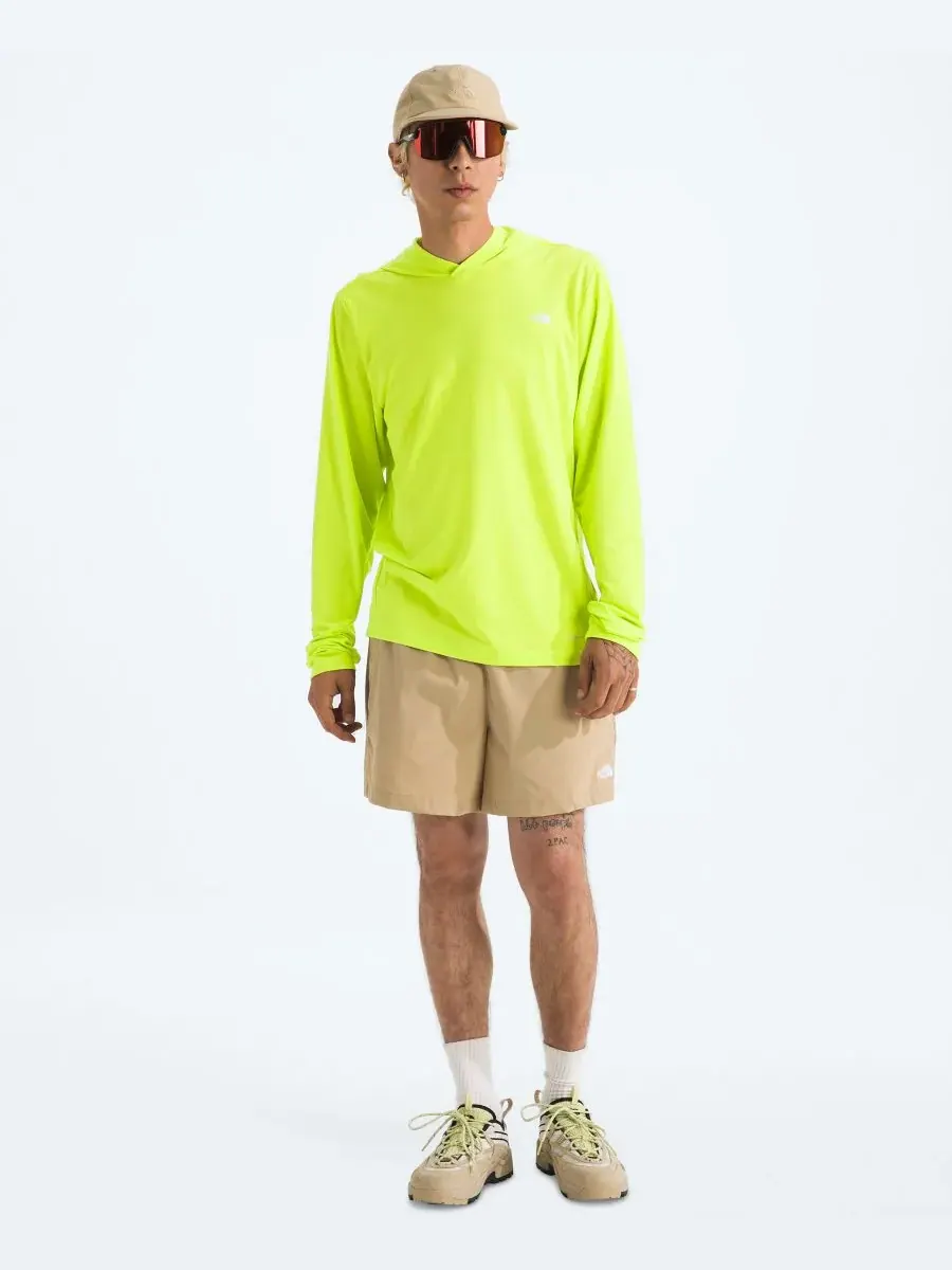 Мужская толстовка классического кроя The North Face — изображение 2 из 4, лаймовый