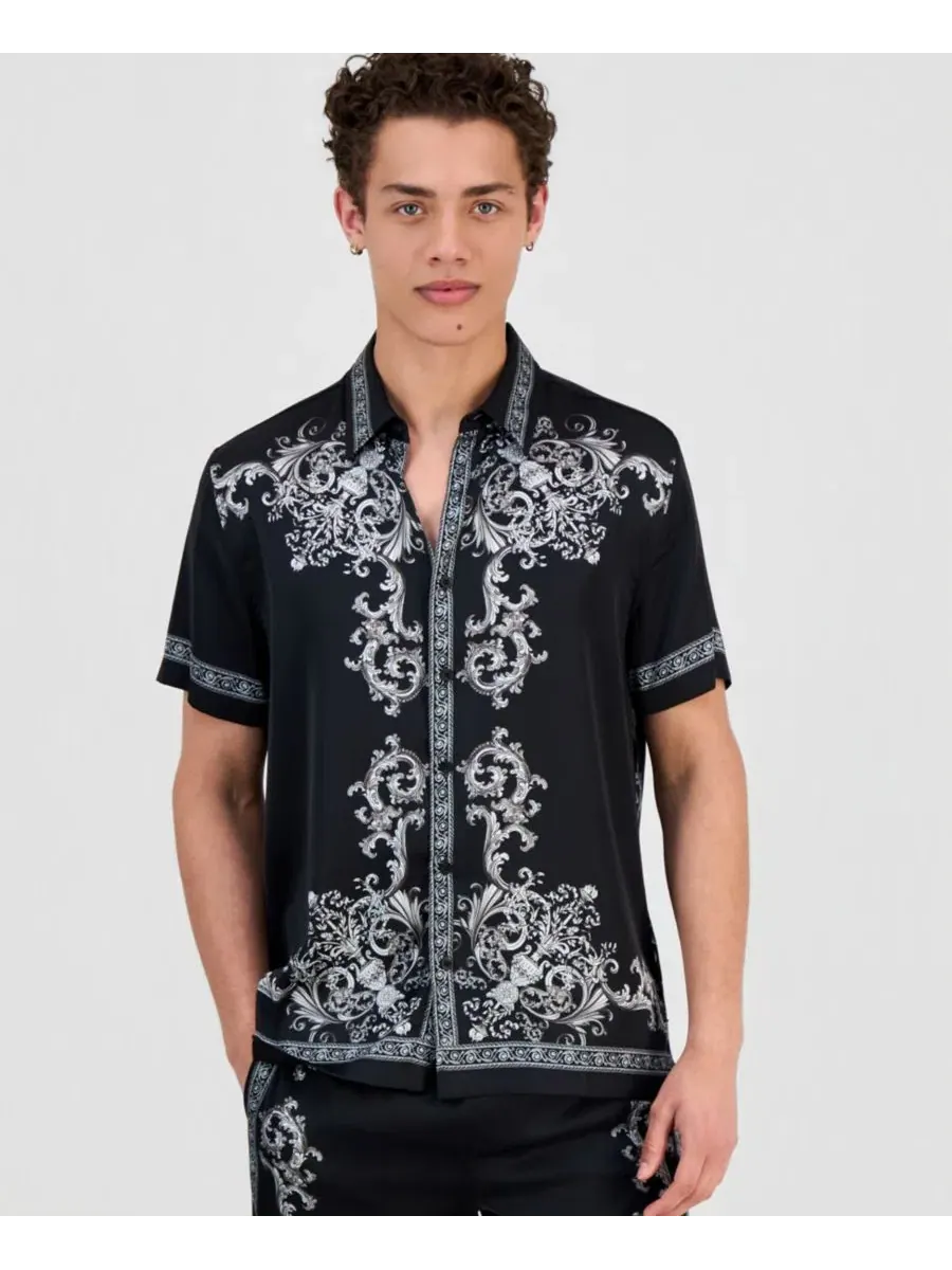 Мужская рубашка с принтом Charm Regal Medallion GUESS