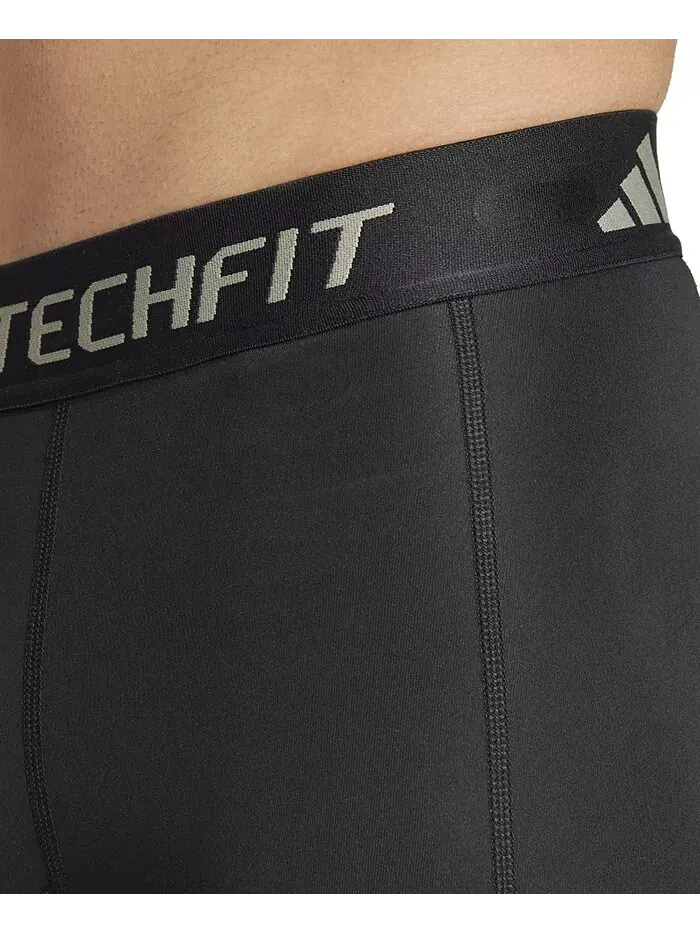 Мужские компрессионные шорты с логотипом Tech-Fit adidas — изображение 3 из 3, черный